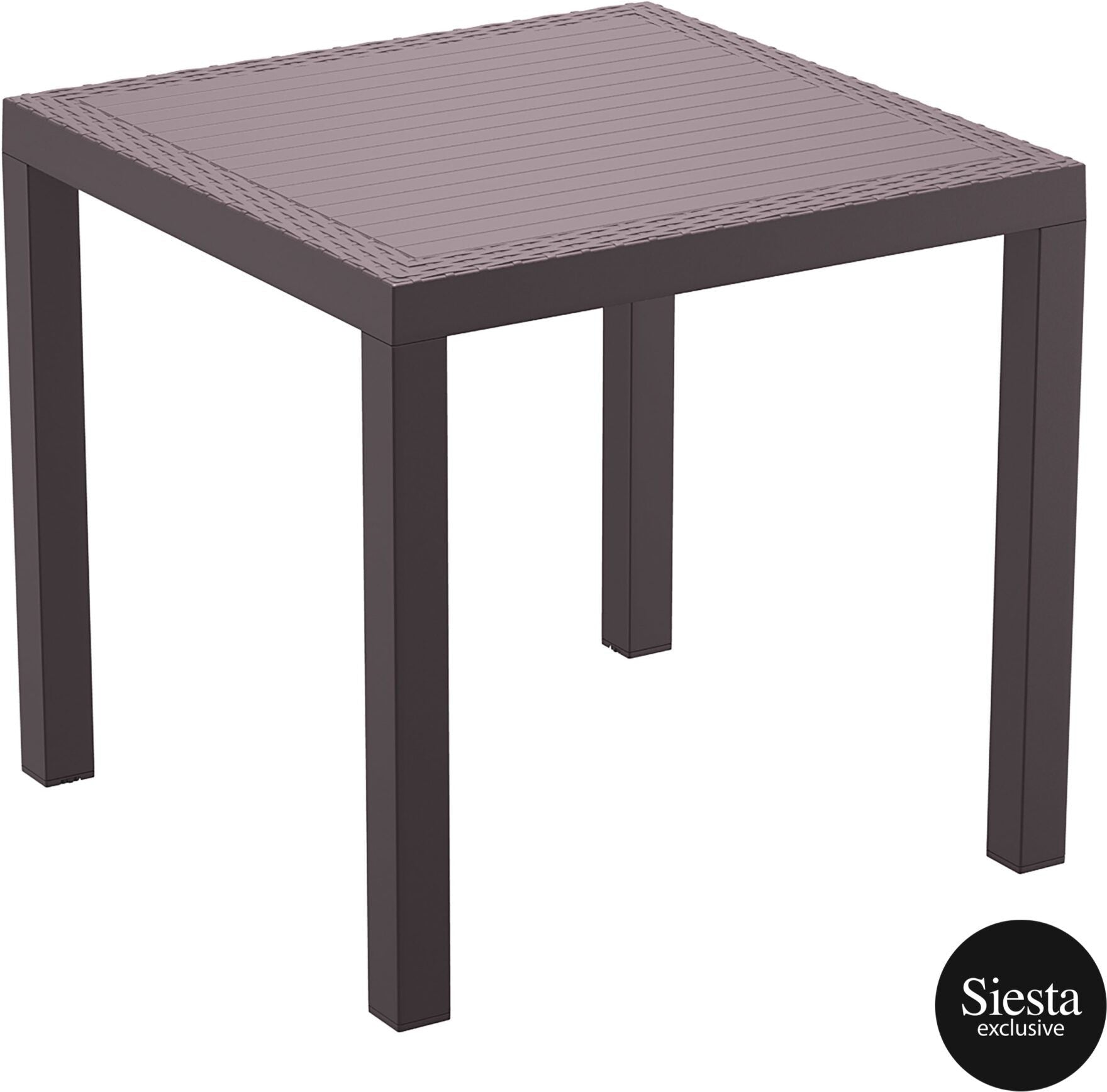 3 Piece Resin Rattan Outdoor Table Setting