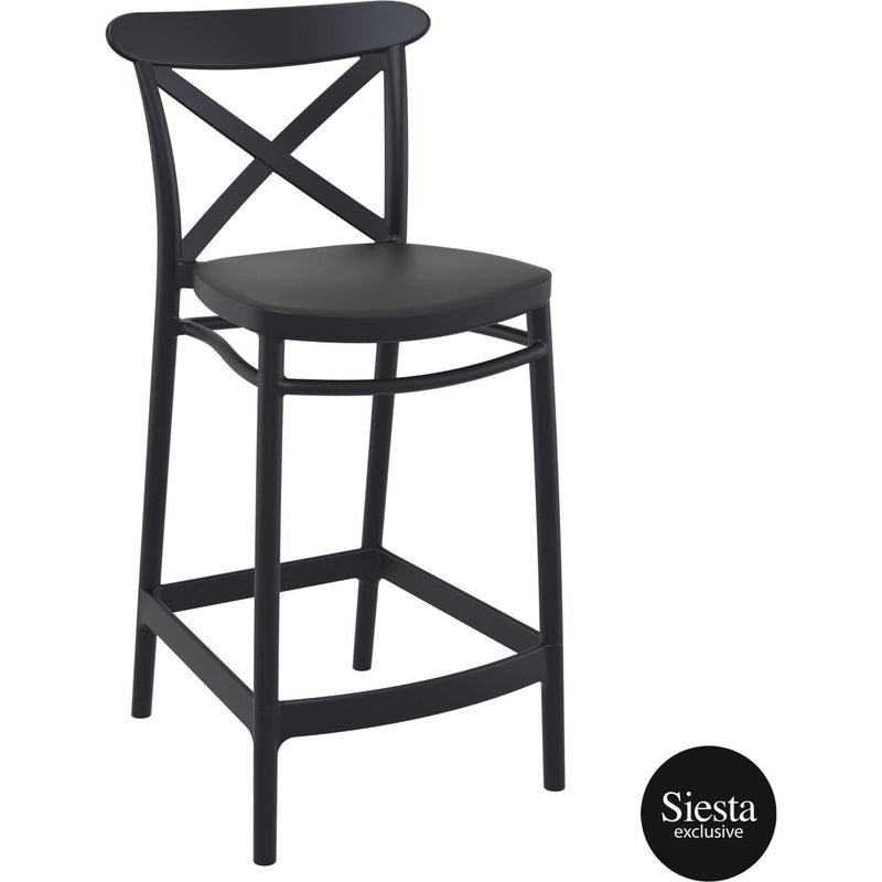 Cross Bar Stool 65