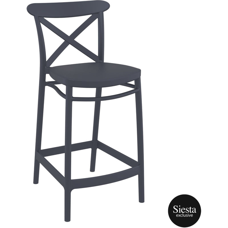 Cross Bar Stool 65