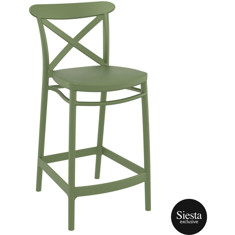 Cross Bar Stool 65