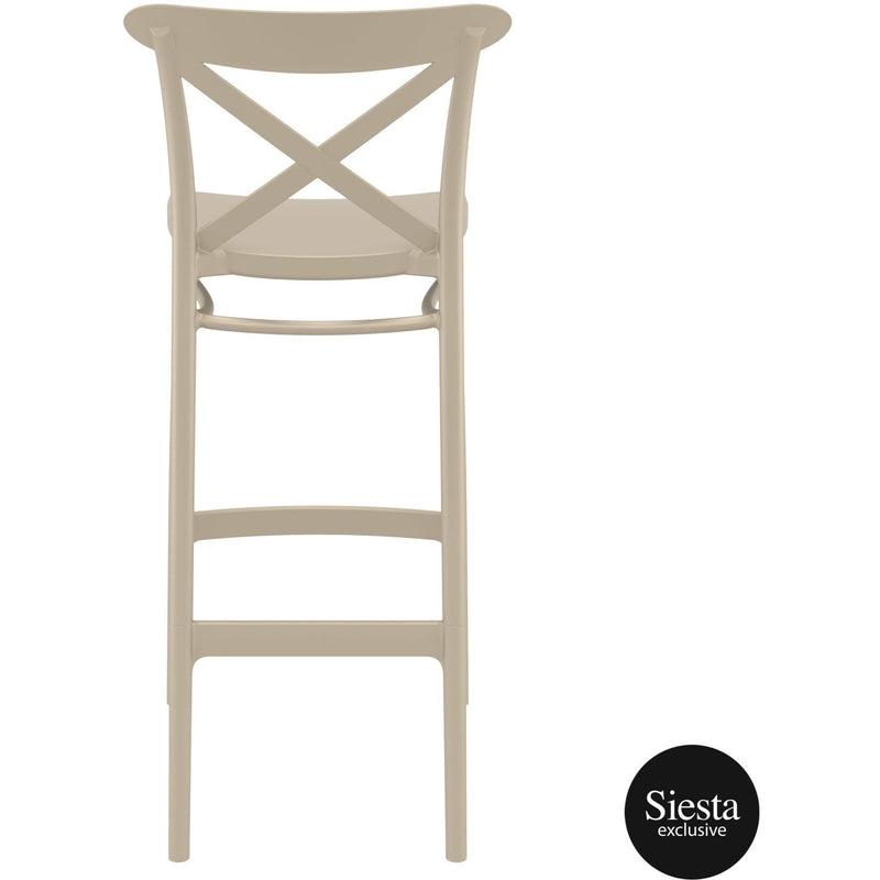 Cross Bar Stool 75