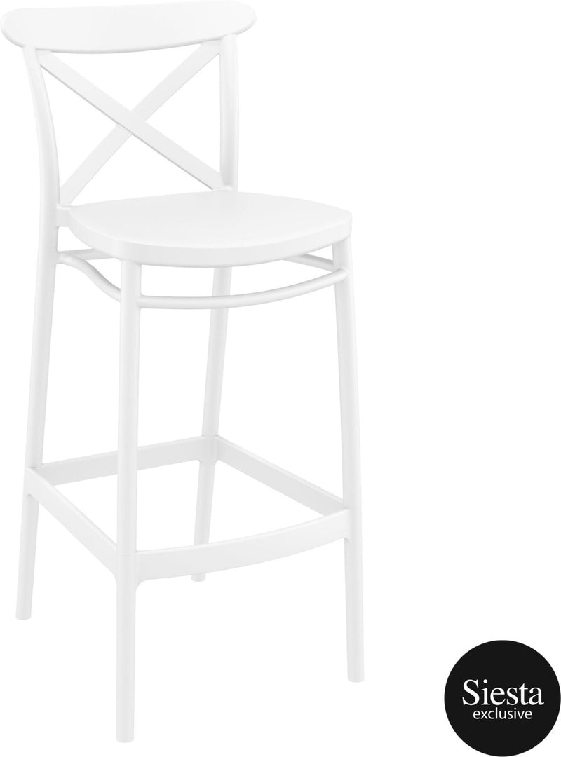 Sky Bar Table 3 Piece Set with Cross 75 Barstools