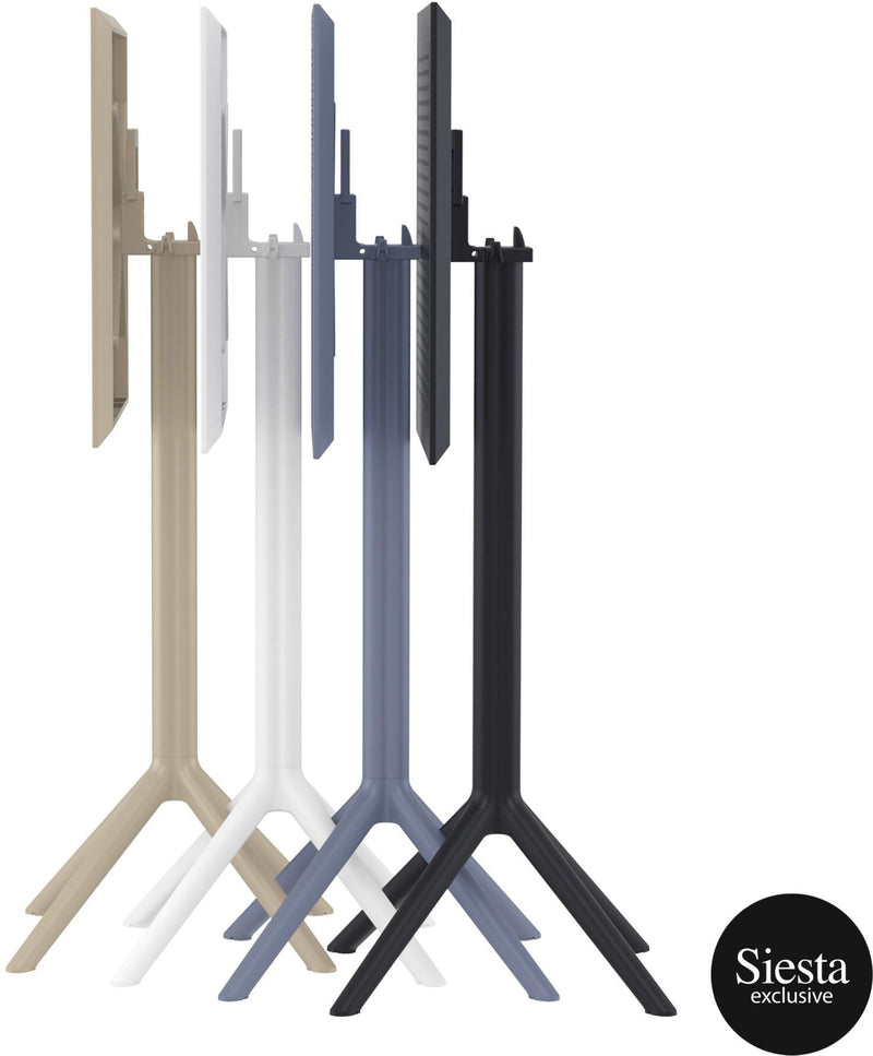 Sky Bar Table 3 Piece Set with Cross 75 Barstools