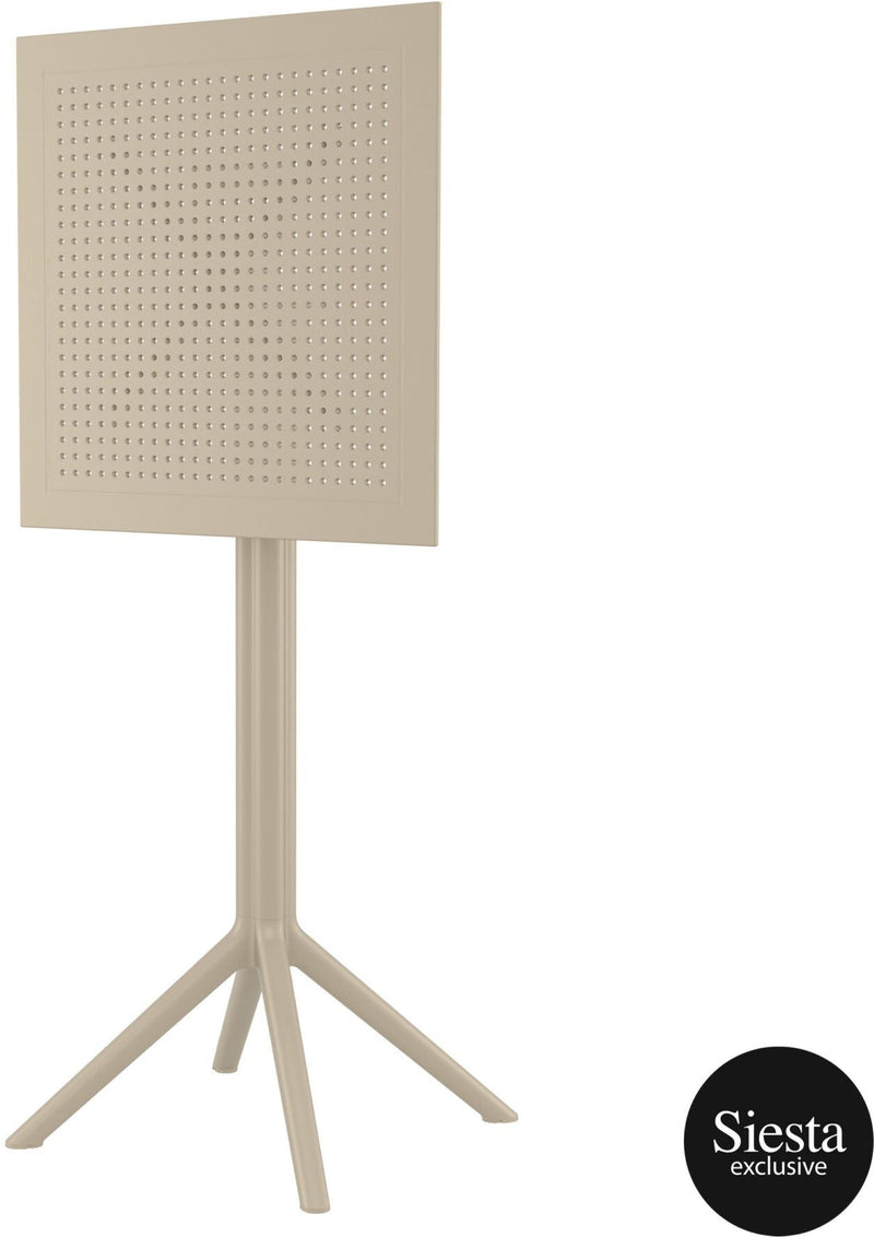 Sky Bar Table 3 Piece Set with Cross 75 Barstools