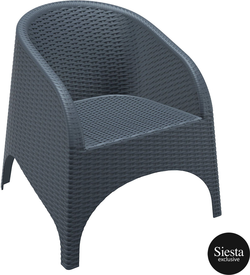 9 Piece Outdoor Rattan Aruba Armchair Dining Setting