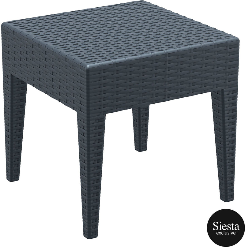 Resin Rattan Sun Lounger 3 Piece Package with Tequila Side Table