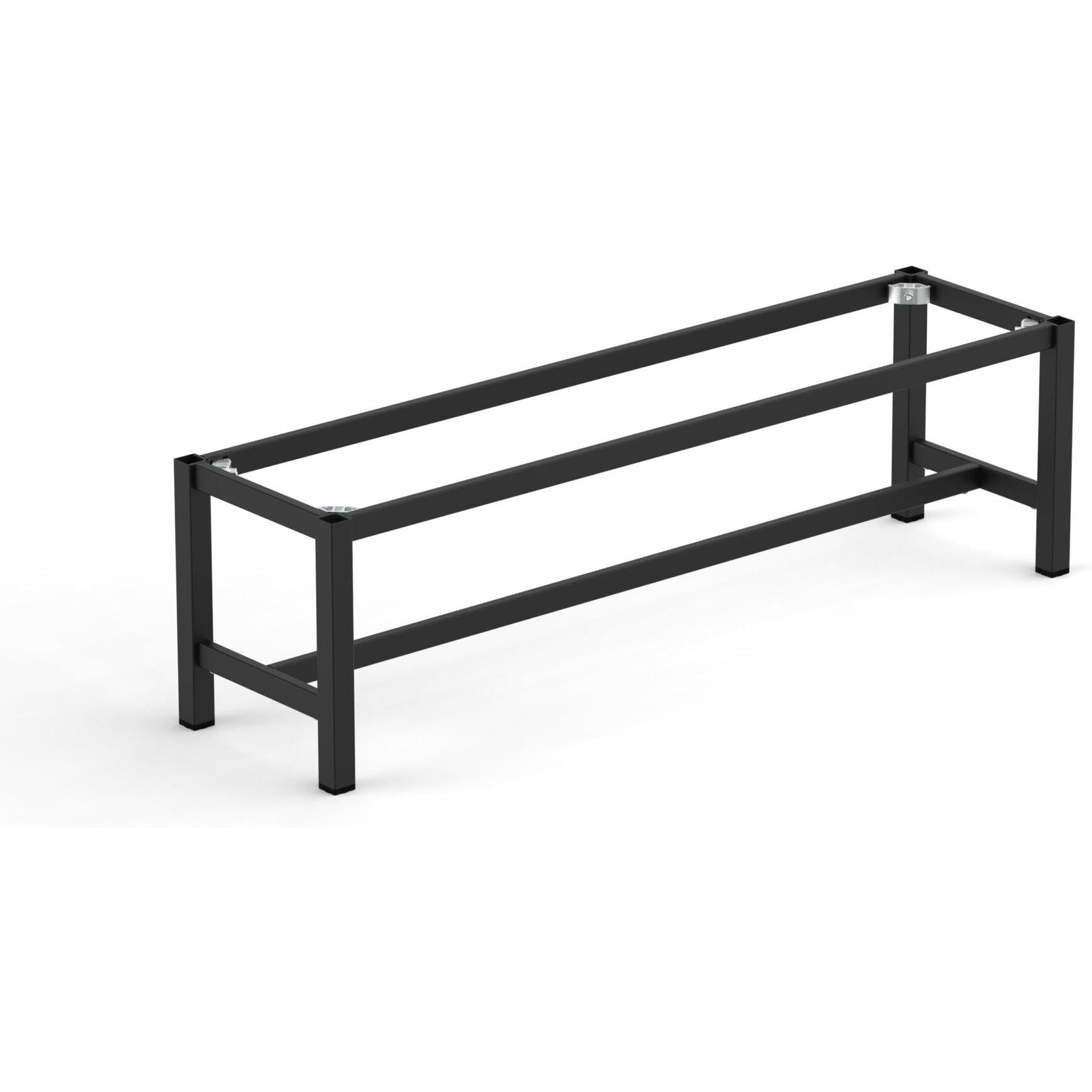 Spire Square leg Seat Height Frame with footbeam-Elite Office Furniture