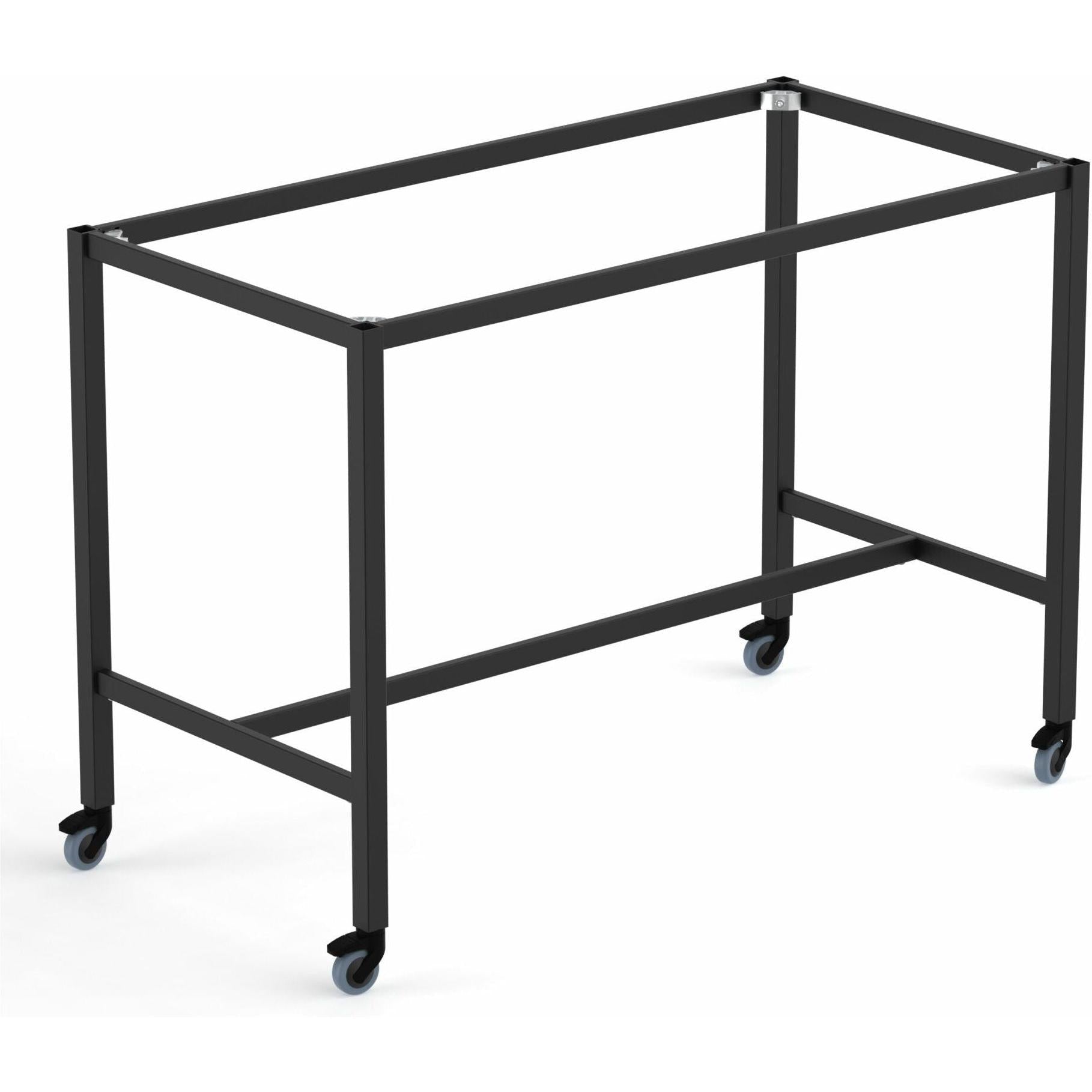 Spire Square leg 950 Bar Height Frame - with 100mmH castors-Elite Office Furniture