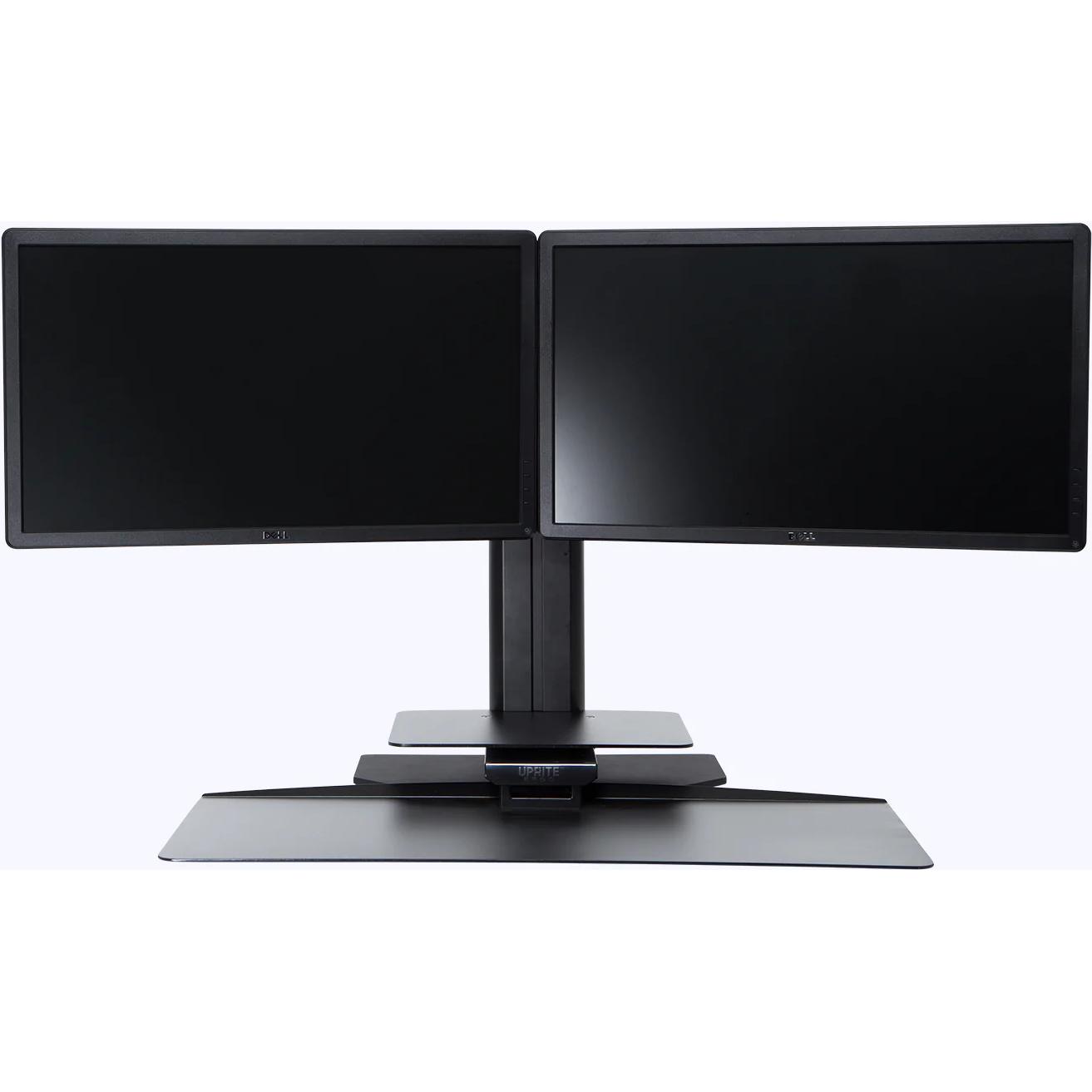 Uprite Ergo Sit2Stand Electric Dual Monitor Riser