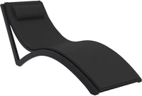 Slim Sunlounger with Cushion