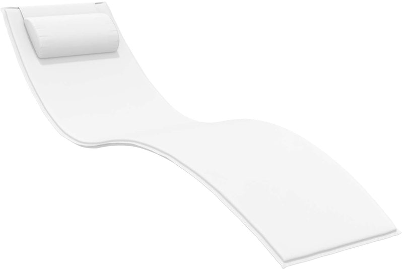 Slim Sunlounger with Cushion
