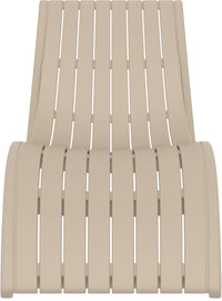 Slim Sunlounger with Cushion