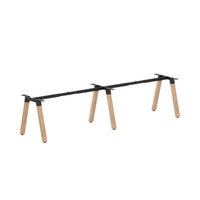 Plantation 2-Person Single-sided Desk Workstation Frame Only
