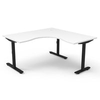 Halo Static Corner Workstation (Non Electric)