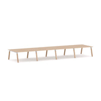 Plantation 8-Person Double-sided Desk Workstation