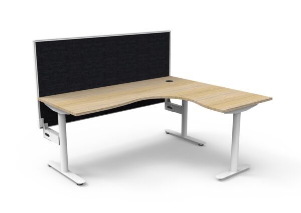 Halo Static Corner Workstation (Non Electric)