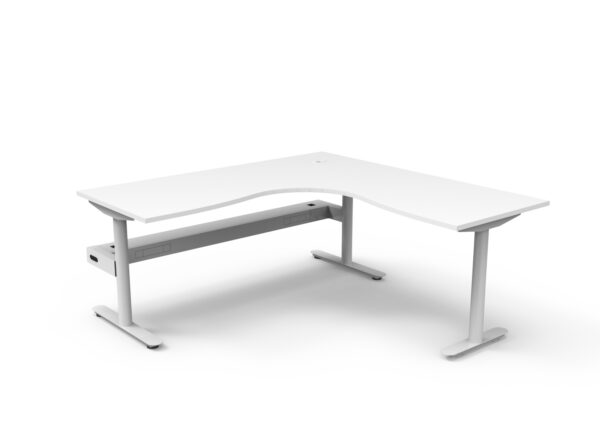 Halo Static Corner Workstation (Non Electric)