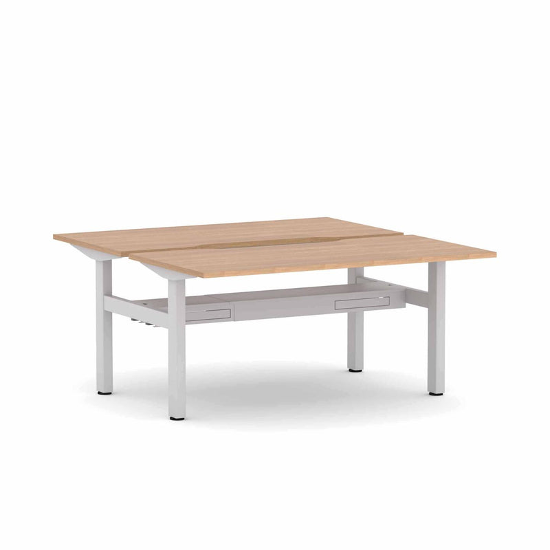 Klass Fixed 2-Person Double-sided Desk Workstation