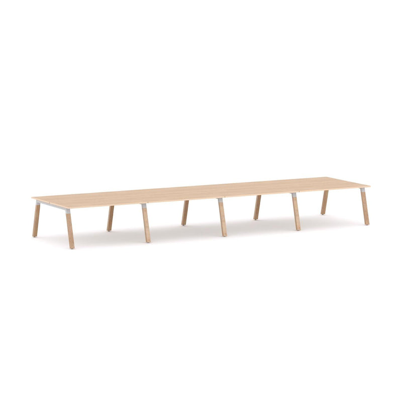 Plantation 8-Person Double-sided Desk Workstation