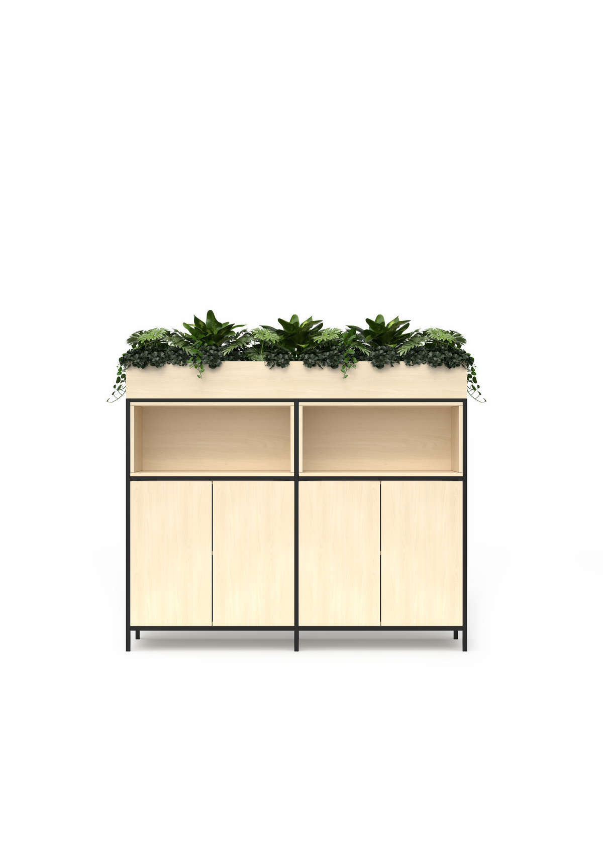 Boston Modular Shelf 2‑Bay Credenza 6