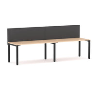Axis 2 User Single-Sided Desks, 50x50mm Square Leg Design. Includes: Edge25 Screen