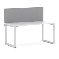 Anvil 1 User Single Desk, 50x50mm Triangular Loop Leg Design. Includes: Edge25 Screen
