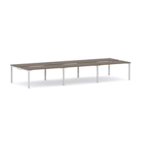 Axis Stretch 6-Person Double-sided Desk Workstation