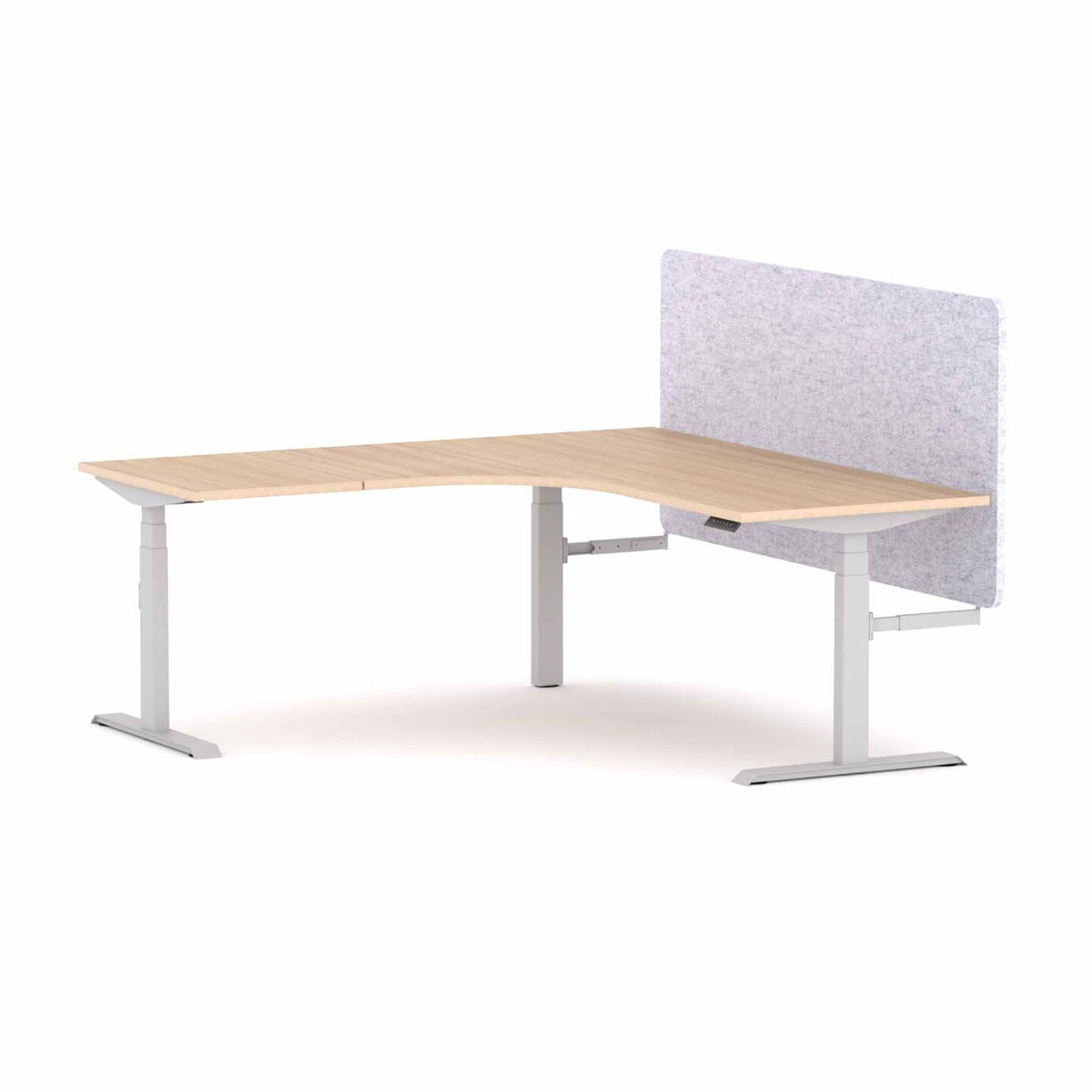 Klass 3C/2M Electric 90Deg Workstation With AcousiQ Screen