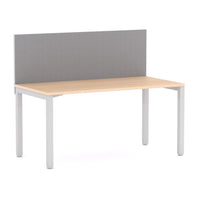 Axis 1 User Single Desk, 50x50mm Square Leg Design. Includes: Edge25 Screen