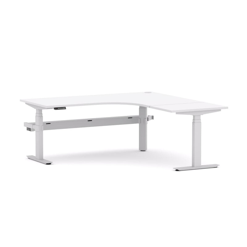 AgileMotion+ 3C/2M Electric Rectangle 90° Workstation