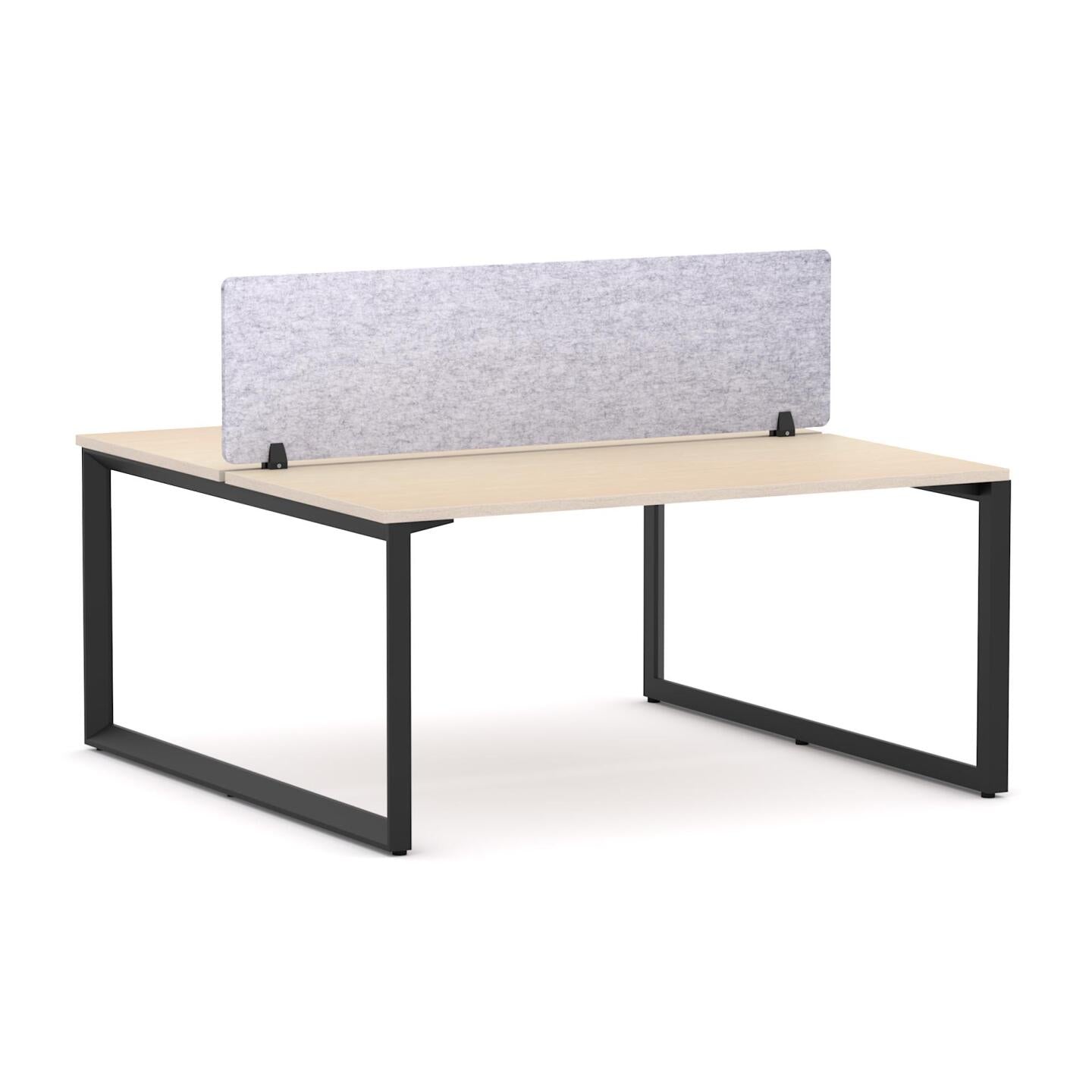 Anvil 2-Person Double-sided Desk Workstation Includes: AcoustiQ Screen