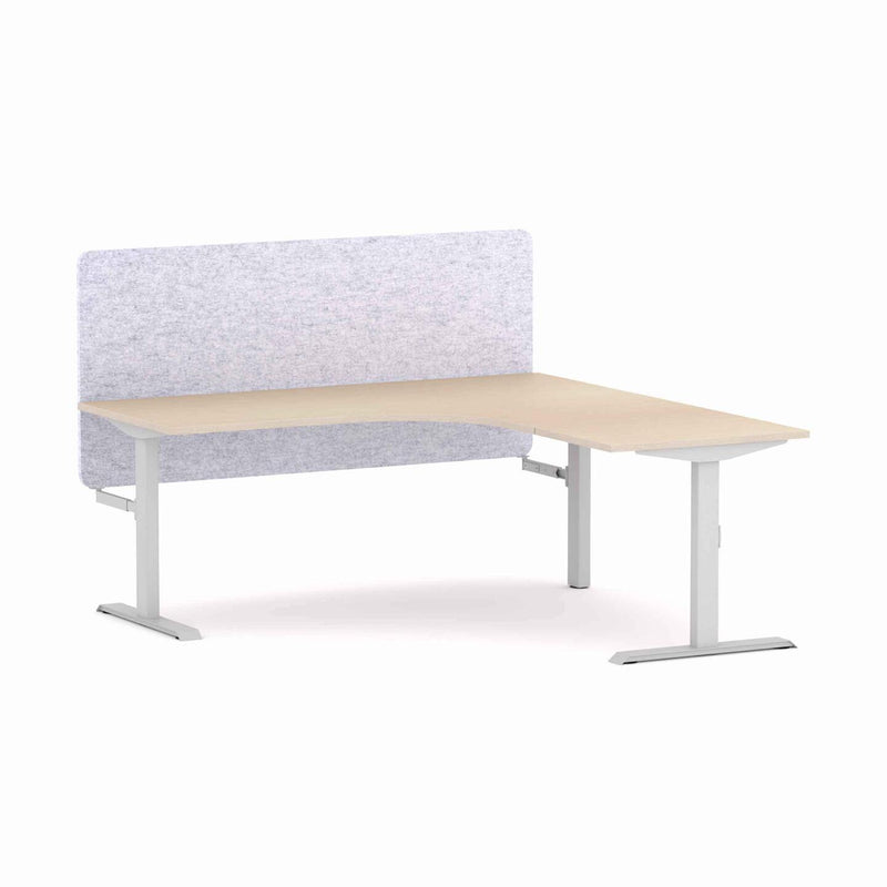 Klass Fixed 90Deg Workstation With AcoustiQ Screen