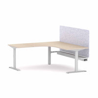 Klass Fixed 90Deg Workstation With AcoustiQ Screen
