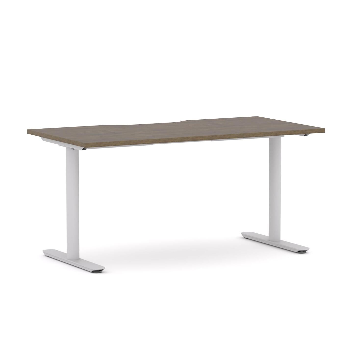 Agile Fixed Round Straight Workstation