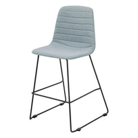 Sofia Kitchen Stool with Powdercoated Sled Base