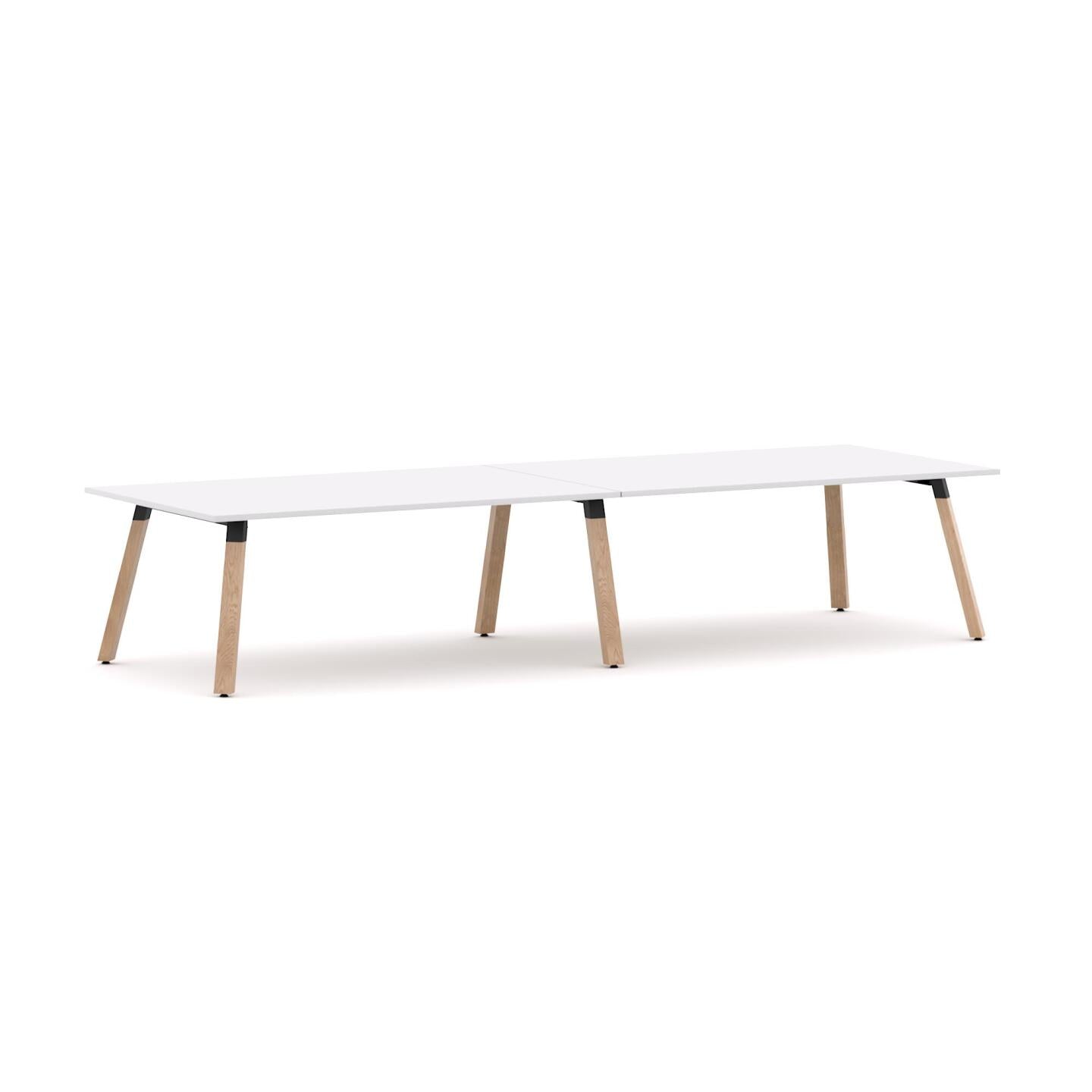 Plantation Boardroom Table 6 LegHousing, Oak Legs