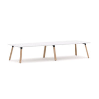 Plantation Boardroom Table 6 LegHousing, Oak Legs