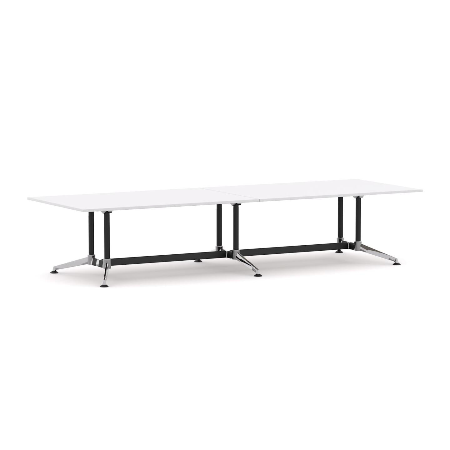 Modulus Boardroom Table Double Span, Twin Post