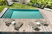 Slim Sunlounger with Cushion