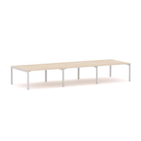 Axis 6-Person Double-sided Desk Workstation