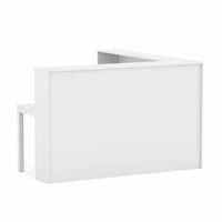 Axis Corner Reception Counter with Poptop Façade