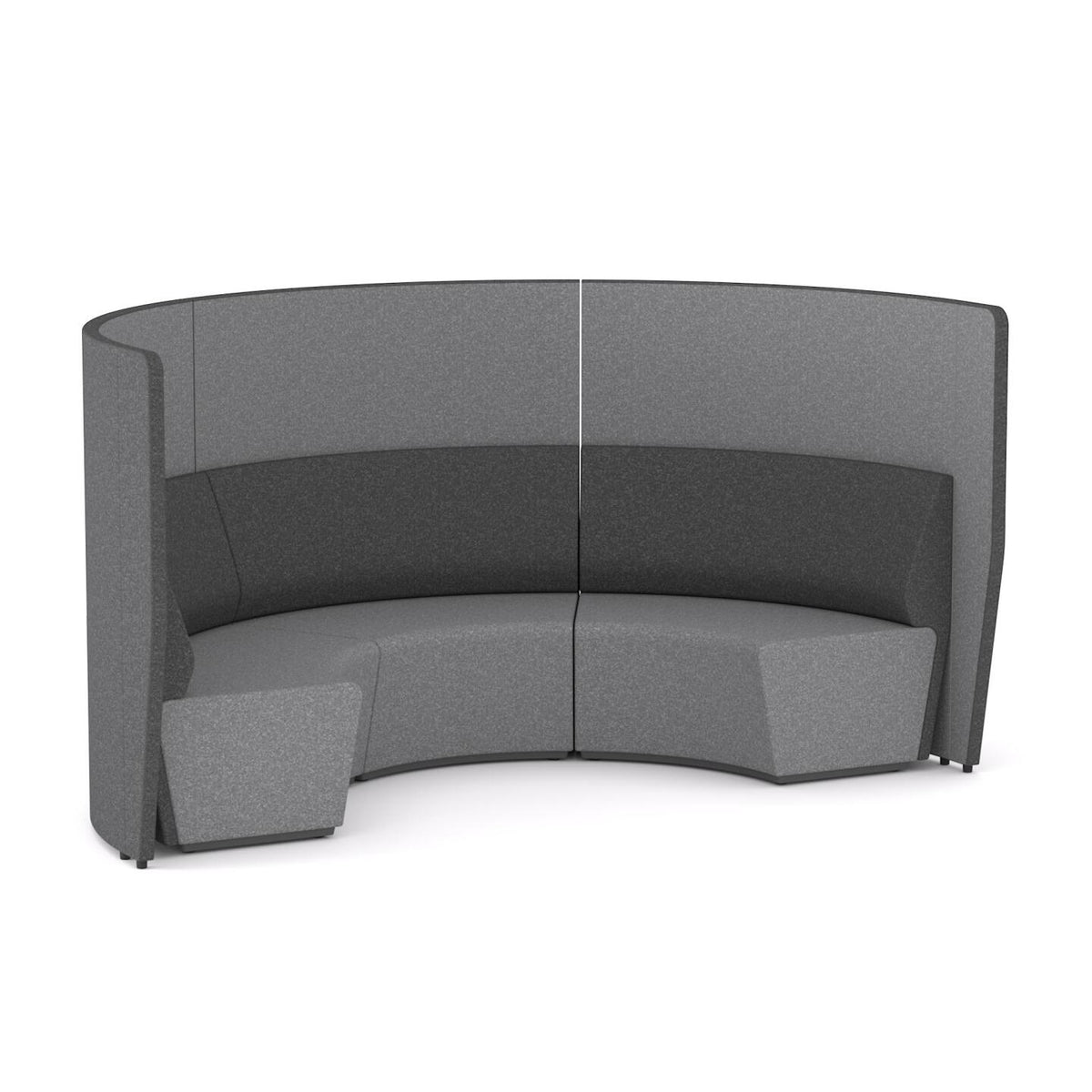 Motion Arc 3 Walls Charcoal/Stone