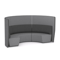 Motion Arc 3 Walls Charcoal/Stone