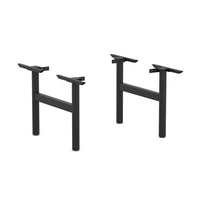 Agile Fixed Round H-Leg for Double-Sided Workstation
