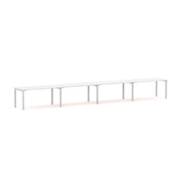 Axis 4-Person Single-sided Desk Workstation