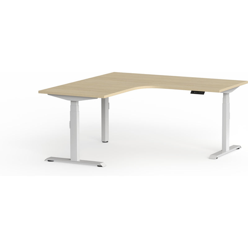 Montana Electric Standing 90Deg Corner Workstation (3 Stages)
