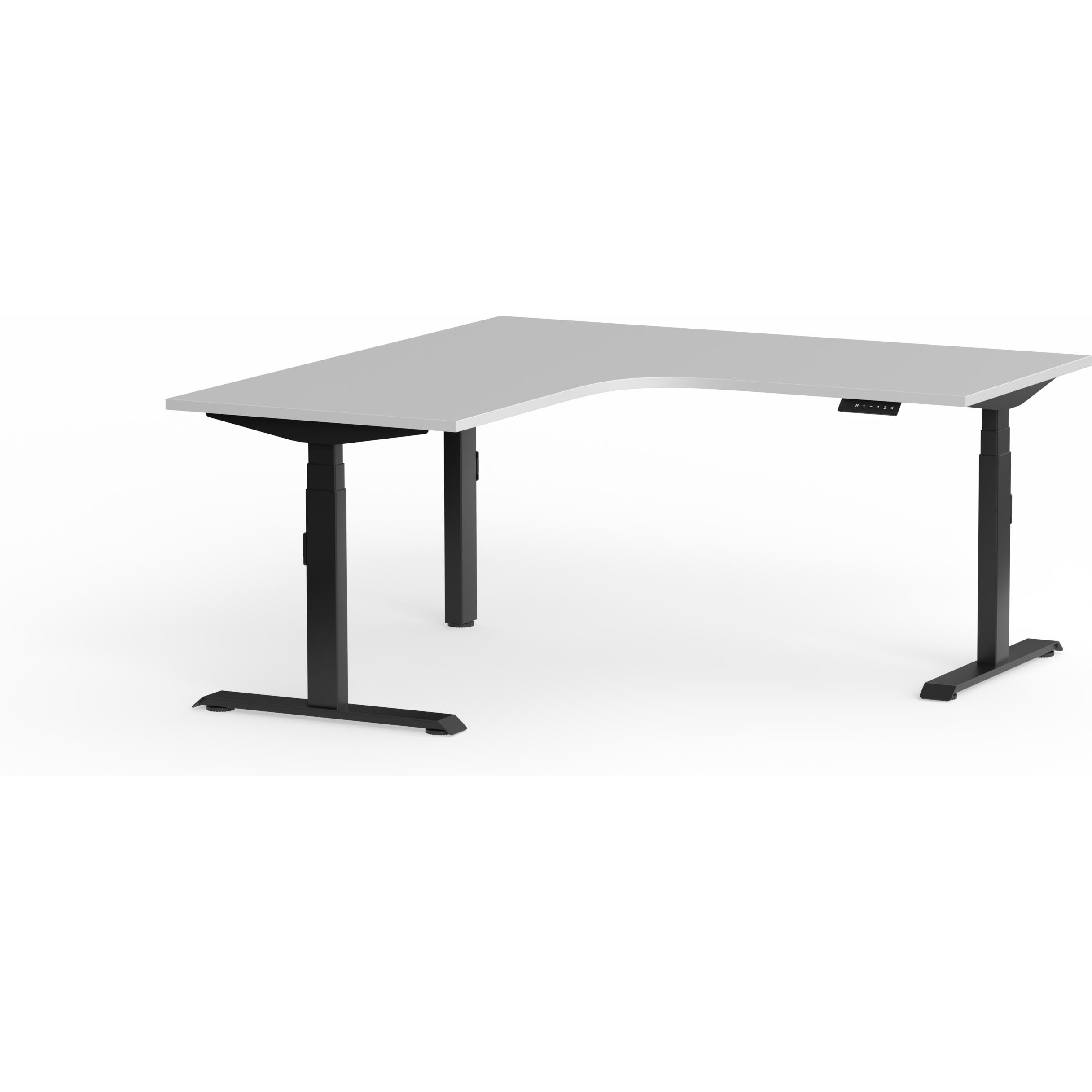 Montana Electric Standing 90Deg Corner Workstation (3 Stages)