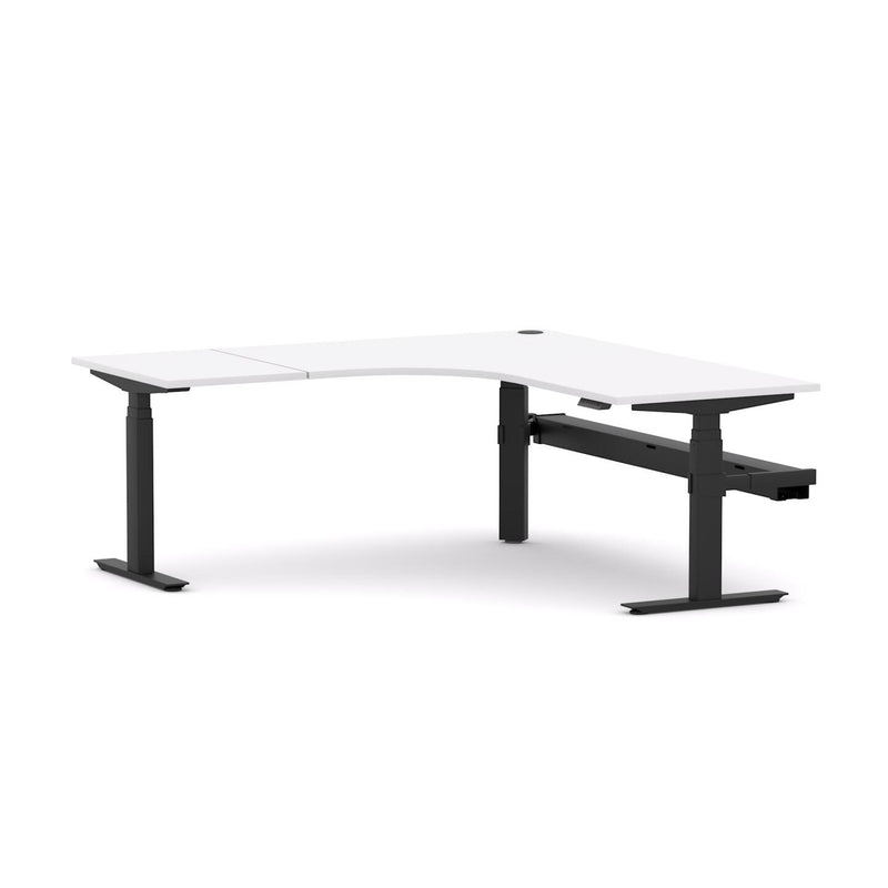 AgileMotion+ 3C/2M Electric Rectangle 90° Workstation
