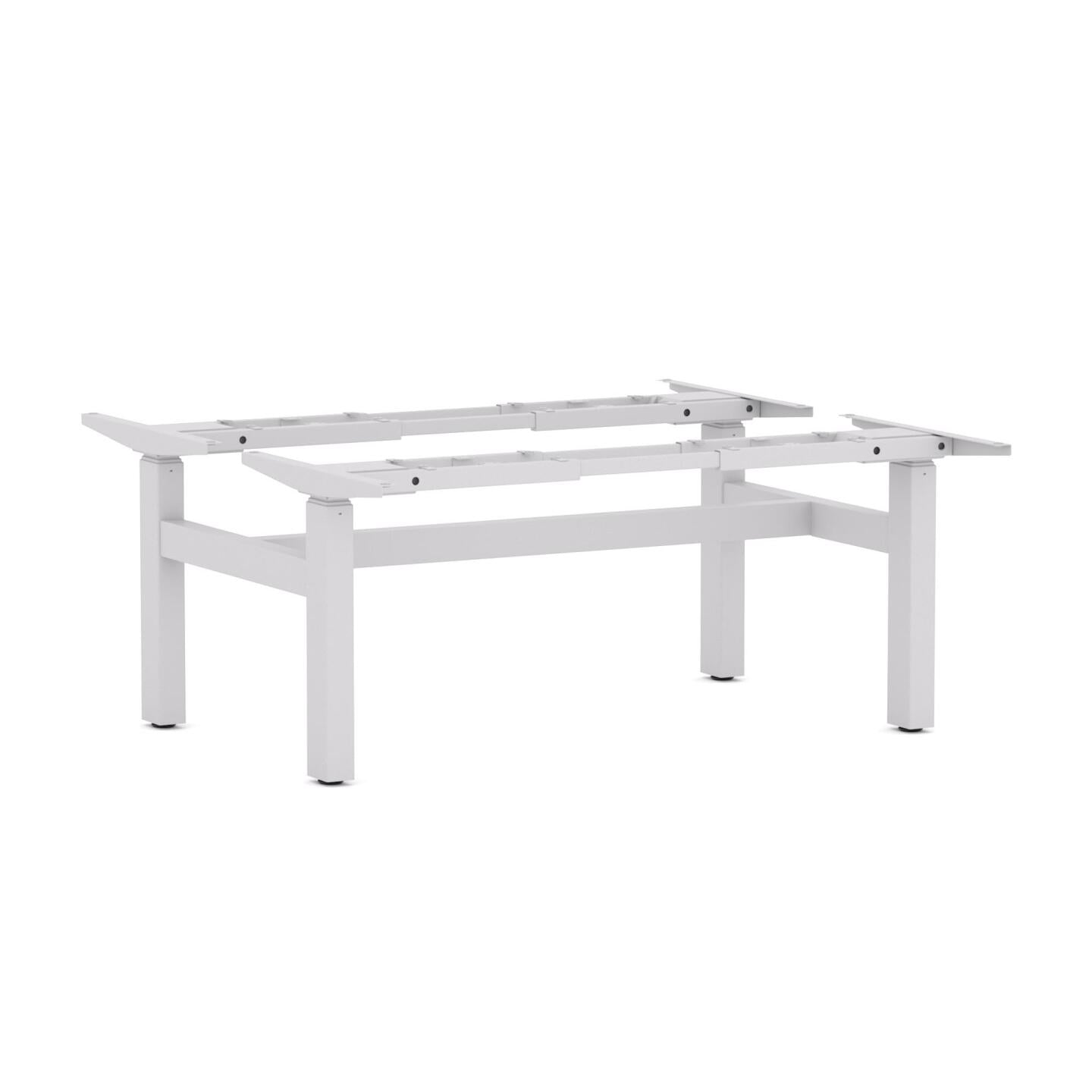 AgileMotion+ 3C/2M Electric Rectangle 2-Person Double-sided Desk Workstation - Frame Only