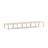 Plantation 8-Person Double-sided Desk Workstation